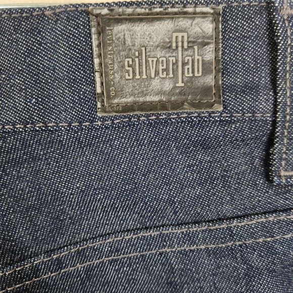 Levi's Vintage 90s Silver Tab Womens Relaxed Guy's Fit 5 Pocket Jeans 26x27 - Picture 6 of 8